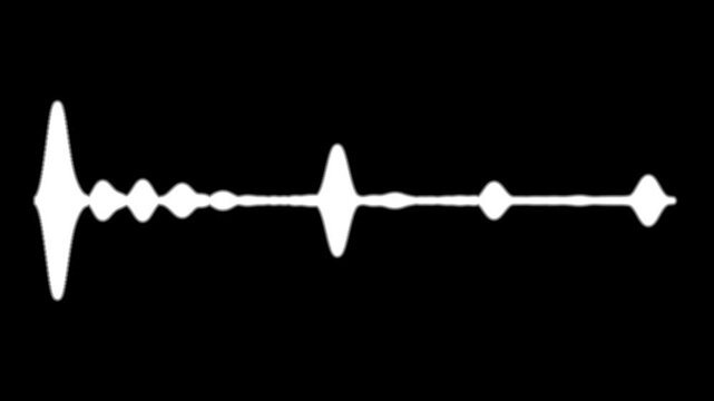 line audio wave visualization transparent background animation, Audio sound waves animation, Line Sound wave animation isolated on black background, line digital minimalist sound wave animation,