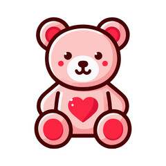 Obraz premium teddy bear illustration design