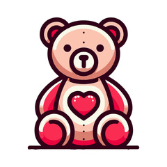 teddy bear illustration design