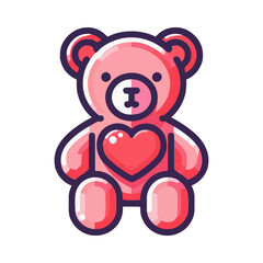 teddy bear illustration design