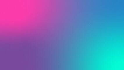 Colorful gradient background with pink purple blue and teal smooth blur transition, subtle grain texture and abstract modern wallpaper for creative design