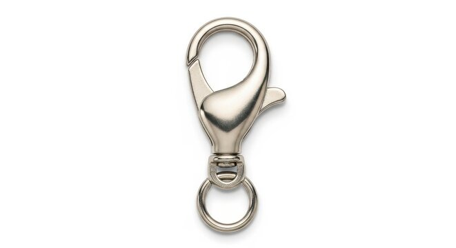 Silver lobster claw clasp