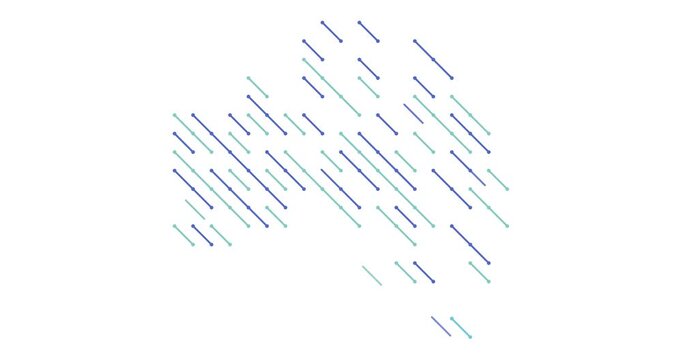 Modern Corporate Intro Showing Map of Australia