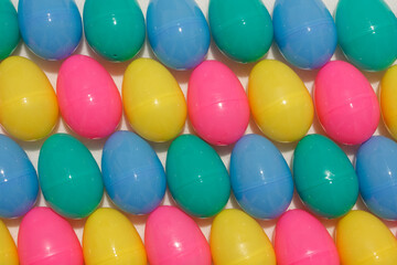 Colorful Easter eggs pattern background
