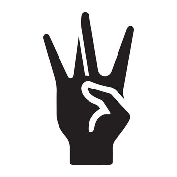 westside westcoast hand sign on white