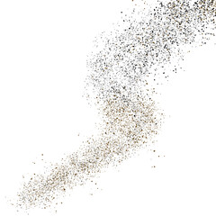 Dust and sand clouds on transparent background. Realistic dust clouds. Brown crumbly ground smoke effect, environmental pollution.	