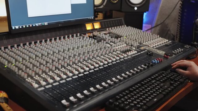 Skilled sound engineer merges vintage equipment with modern technology