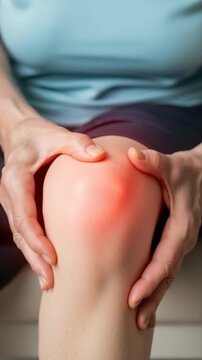 Knee Pain Injury Inflammation Healthcare Medical Animation