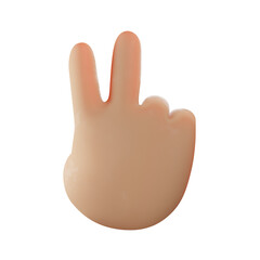 Obraz premium Hand Symbol of Peace and Tranquility: The hand makes the peace symbol, representing a gesture of serenity and a call for concord, evoking feelings of calm and unity.