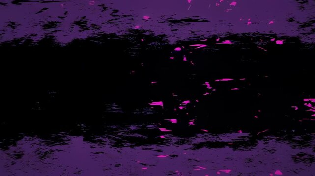 Abstract digital art with dark texture and vibrant purple-pink splashes