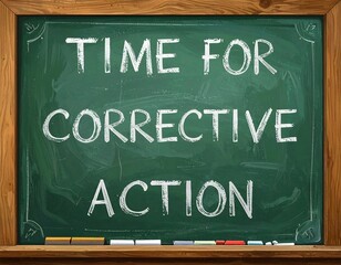 Time for Corrective Action - Addressing Issues and Implementing Solutions.