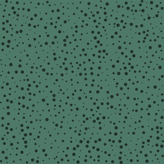 Different Sized Green Stipple Dots Pattern