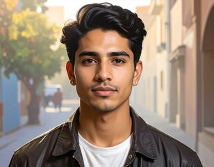 Golden glitter streaks with sparkling stars on a white background.