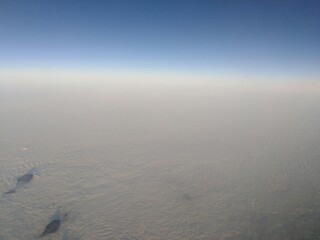 Obraz premium aerial view of the clouds