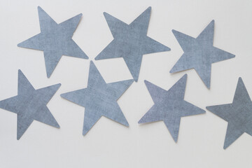 Obraz premium gray blue stars