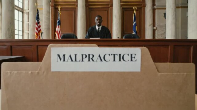 Judge tried for malpractice.