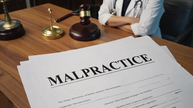 Doctor tried for malpractice.