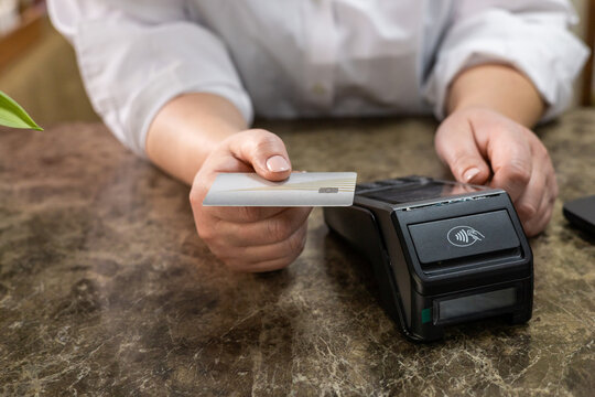 Payment processing in a flower shop business setting