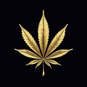 cool gold colored marijuana image
