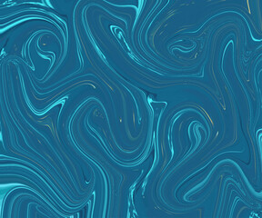 Blue fluid abstract swirl background with flowing lines, smooth texture, modern digital art and creative pattern for technology visuals and artistic wallpaper.