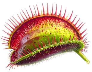 Close-up of a Venus Flytrap - A Carnivorous Plants Trap.