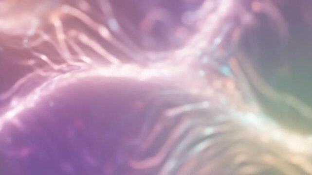 Ethereal Pastel Glow Close-up macro shot emphasizing the soft, textured light patterns.