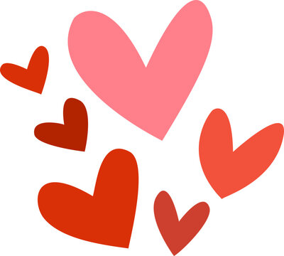 Heart Shapes Illustration 