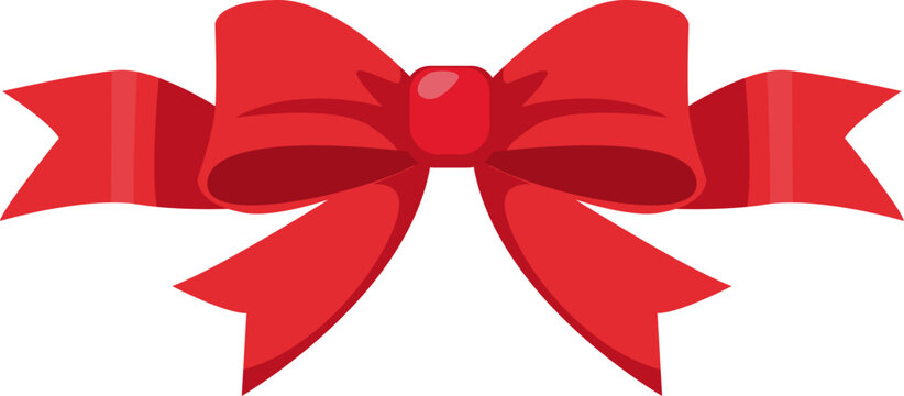 red ribbon bow