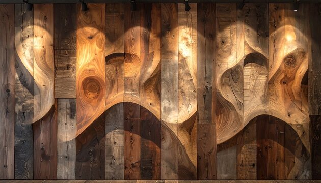 wall decoration made of wood
