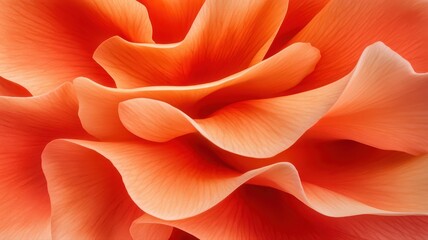 Obraz premium Close-Up of a Vibrant Red Carnation with Intricate Petals in Soft Orange Shades