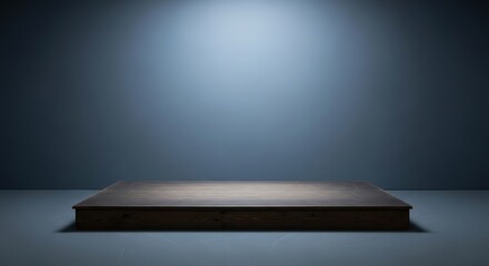 Elegant platform stage for product display and promotion studio shot