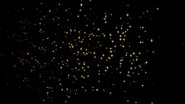 Stars, space, snow, abstract, Christmas, light, night, animation, sky, black, dark, blue, magic, winter, particles, galaxy, falling, snowfall, flush, dust, snowflake, motion, color, particles, 4K, gra