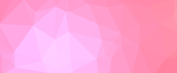 Obraz premium Multicolor pink colorful gradient geometric gem pattern. Triangles background. Polygonal raster abstract for your design. Cool background image for website design.