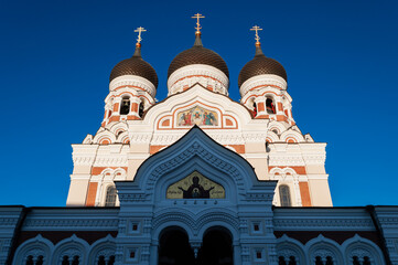 Fototapeta premium Alexander Nevsky Cathedral in Tallinn Old Town, Estonia