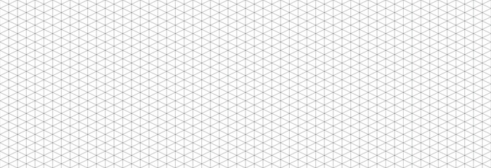 black seamless isometric grid paper linear triangular 