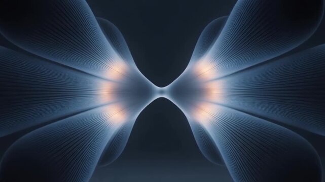 Abstract scale-up concept with expanding structures