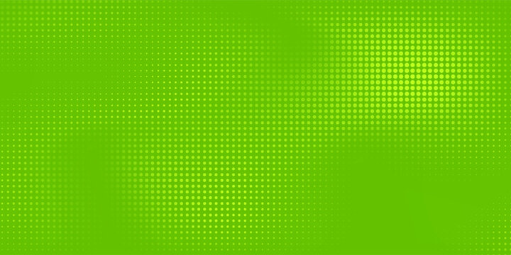 Dots halftone yellow and green combination color pattern gradient