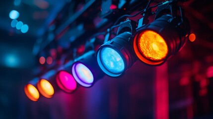 Illuminating the Stage, A Symphony of Lights in Vibrant Hues