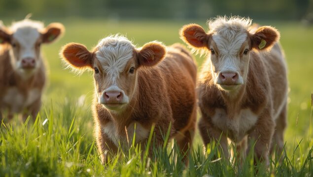 Lovely Belted Galloway calves