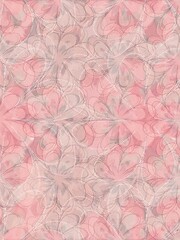 Vintage watercolor floral pattern background