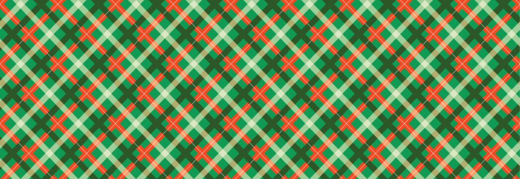 christmas seamless pattern red and green checkered gingham