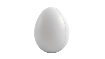 Plain White Rugby Ball