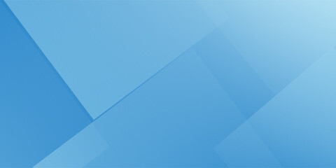 Fototapeta premium Textured abstract blue background design with layers of textured white transparent material. squares
