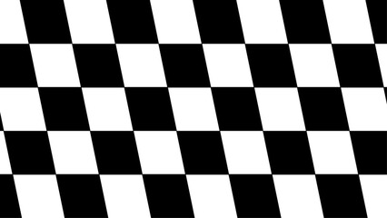 Obraz premium Black and White Checkered Pattern Background.