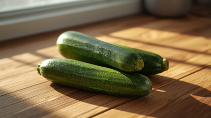 Home Kitchen Zucchini Culinary Ingredient Concept