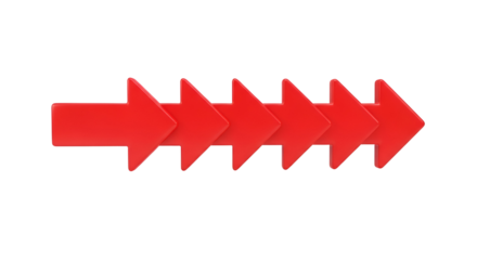 Red Arrows Pointing Right on Black Background directional arrows