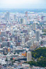 Fototapeta premium 北海道札幌の街並 景色 観光