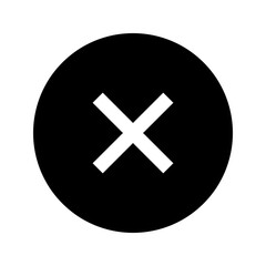 Fototapeta premium cancel button icon