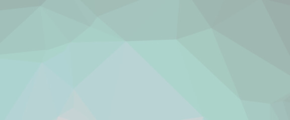 Fototapeta premium Dark Green vector abstract polygonal layout. Colorful illustration in abstract style with gradient. Triangular pattern for your business design.