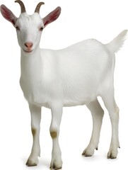 Obraz premium Year of the Goat 2027 background clean white premium space, Realistic Photo